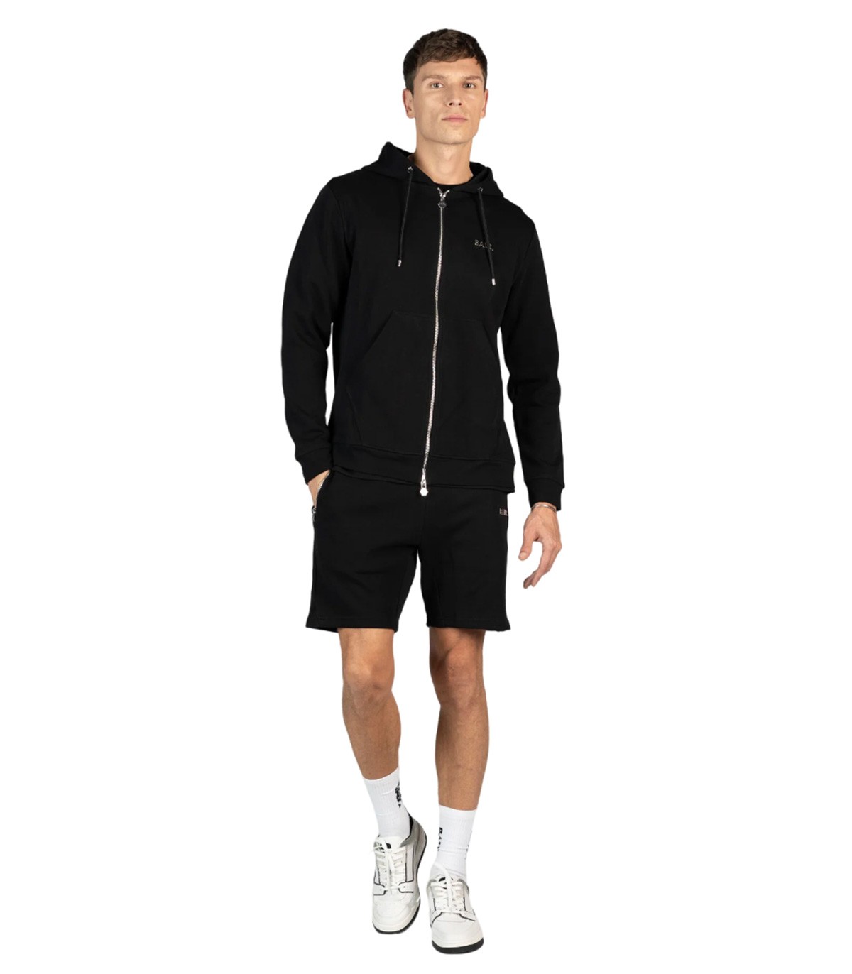 BALR - Sudadera Negra para Hombre - Q-Series Regular Fit
