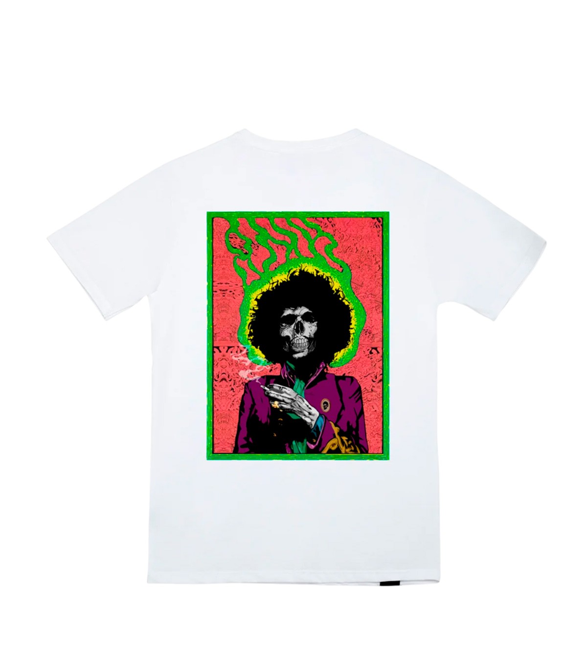 Le Crane Clothing - Camiseta Blanca Unisex - Jimi Skul