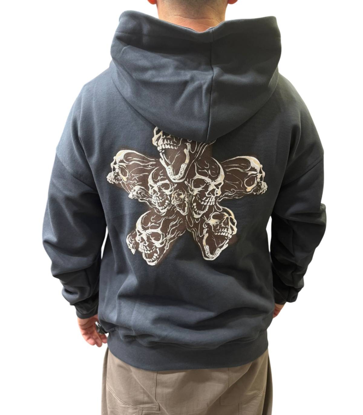 Comme Des Fuckdown - Sudadera con Capucha Negra para Hombe