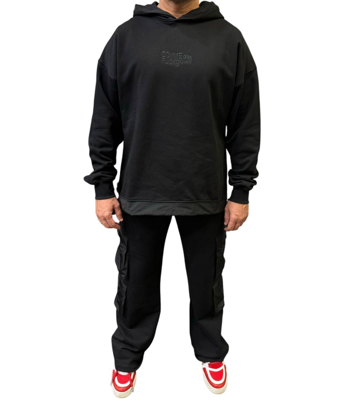 Comme Des Fuckdown - Pantalón Cargo Negro para Hombre