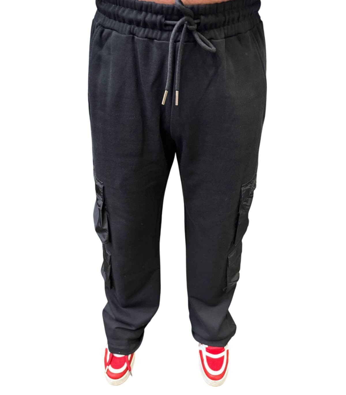 Comme Des Fuckdown - Pantalón Cargo Negro para Hombre