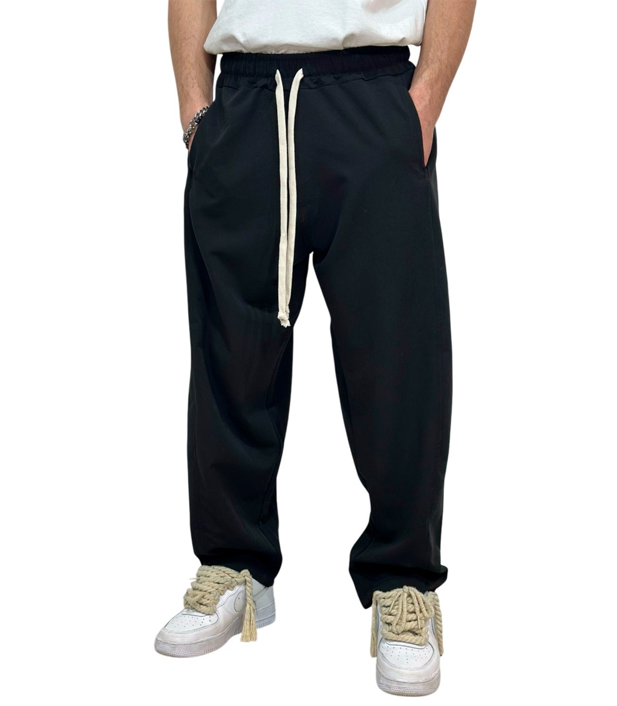 Milano - Pantalón Negro para Hombre
