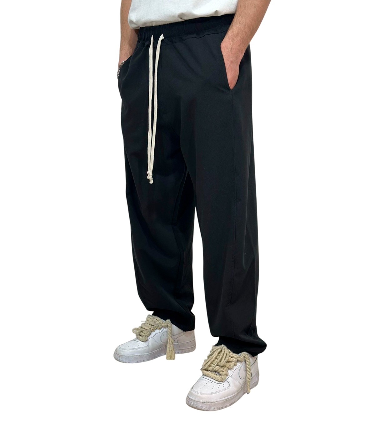 Milano - Pantalón Negro para Hombre