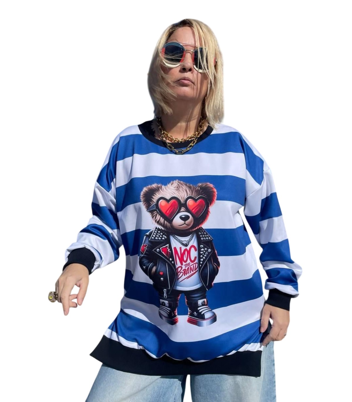 Noc The Brand - Sudadera para Mujer - GRIZZLY