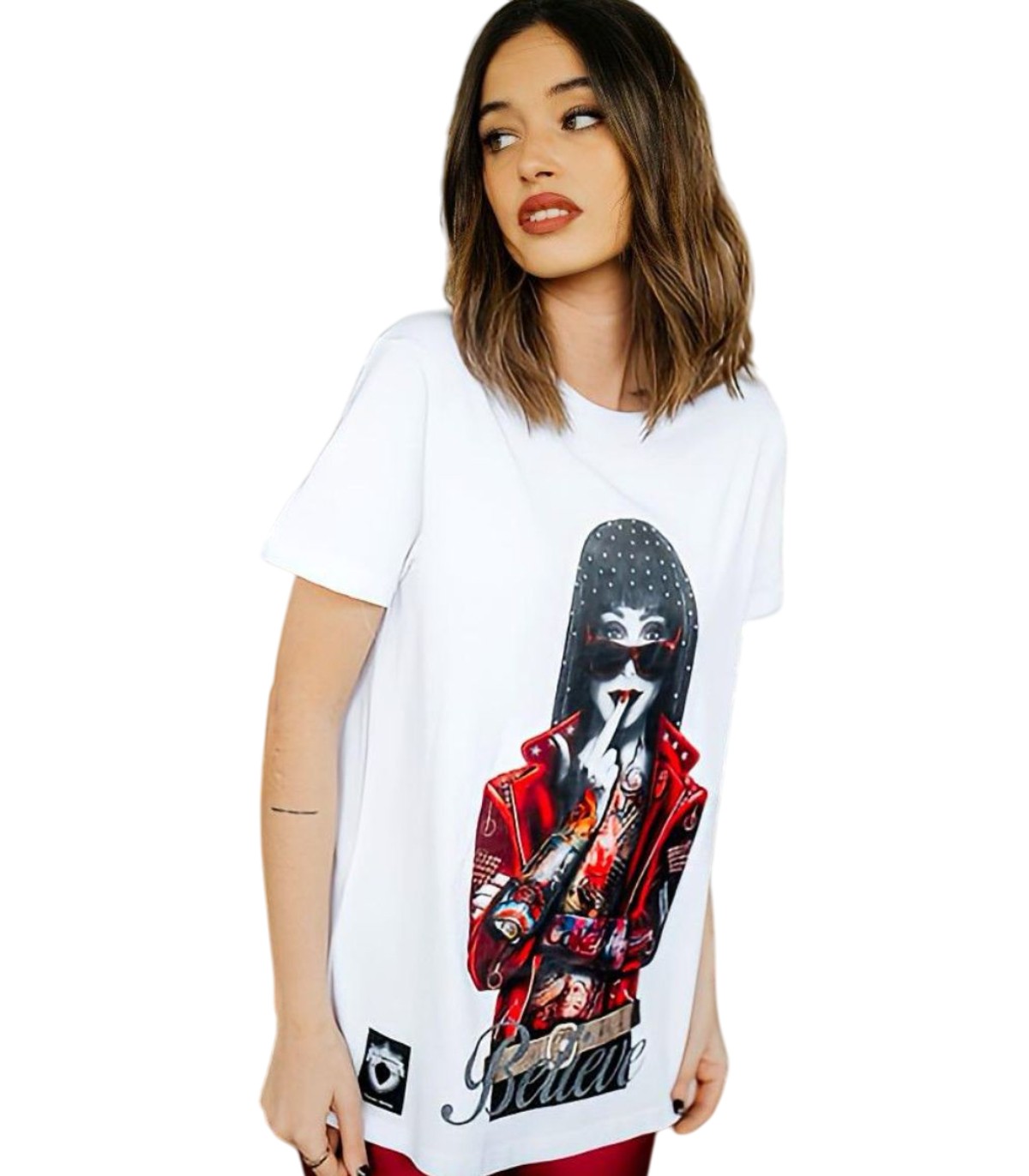 Be Happiness - Camiseta Blanca Unisex - CHER