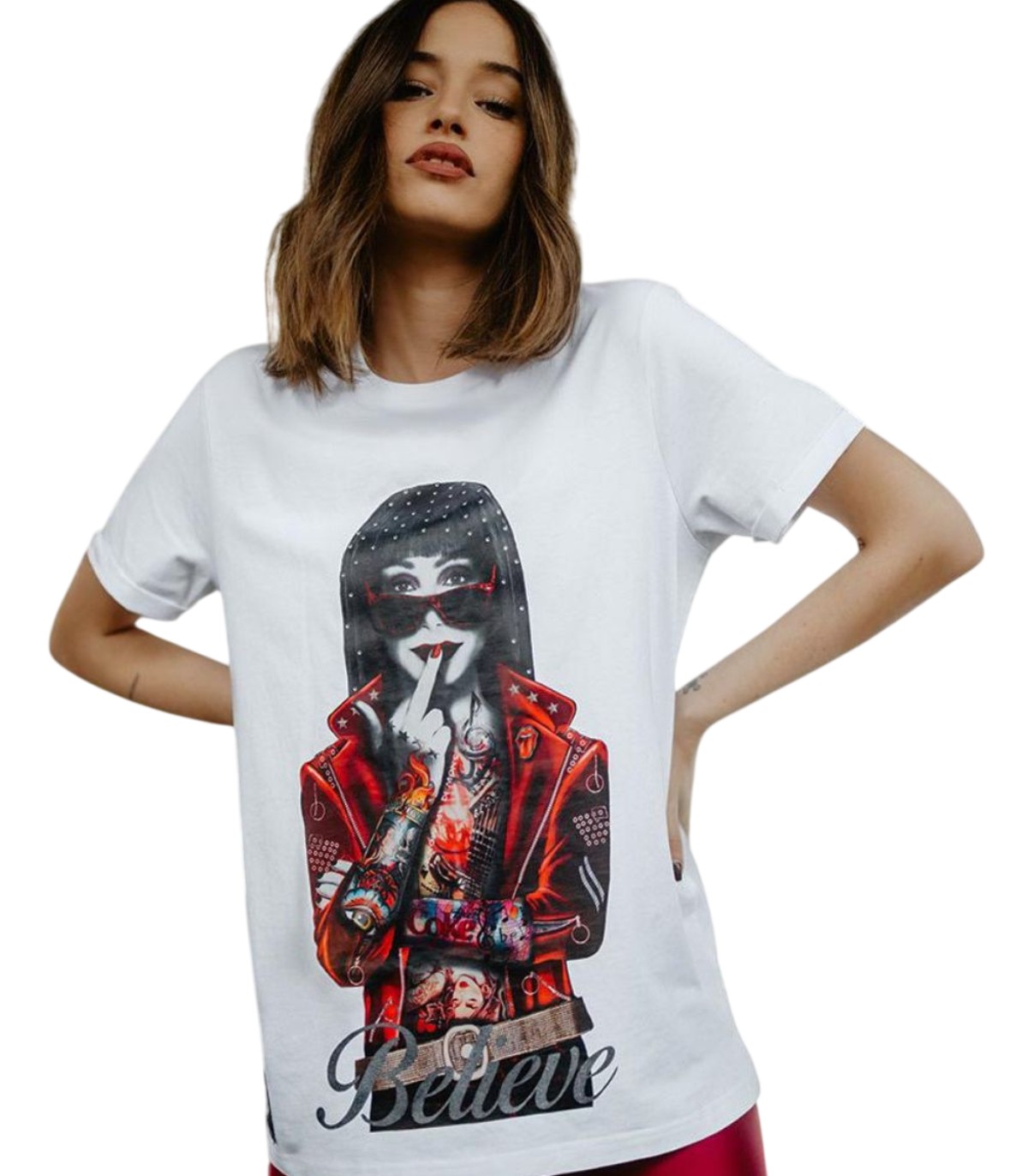 Be Happiness - Camiseta Blanca Unisex - CHER
