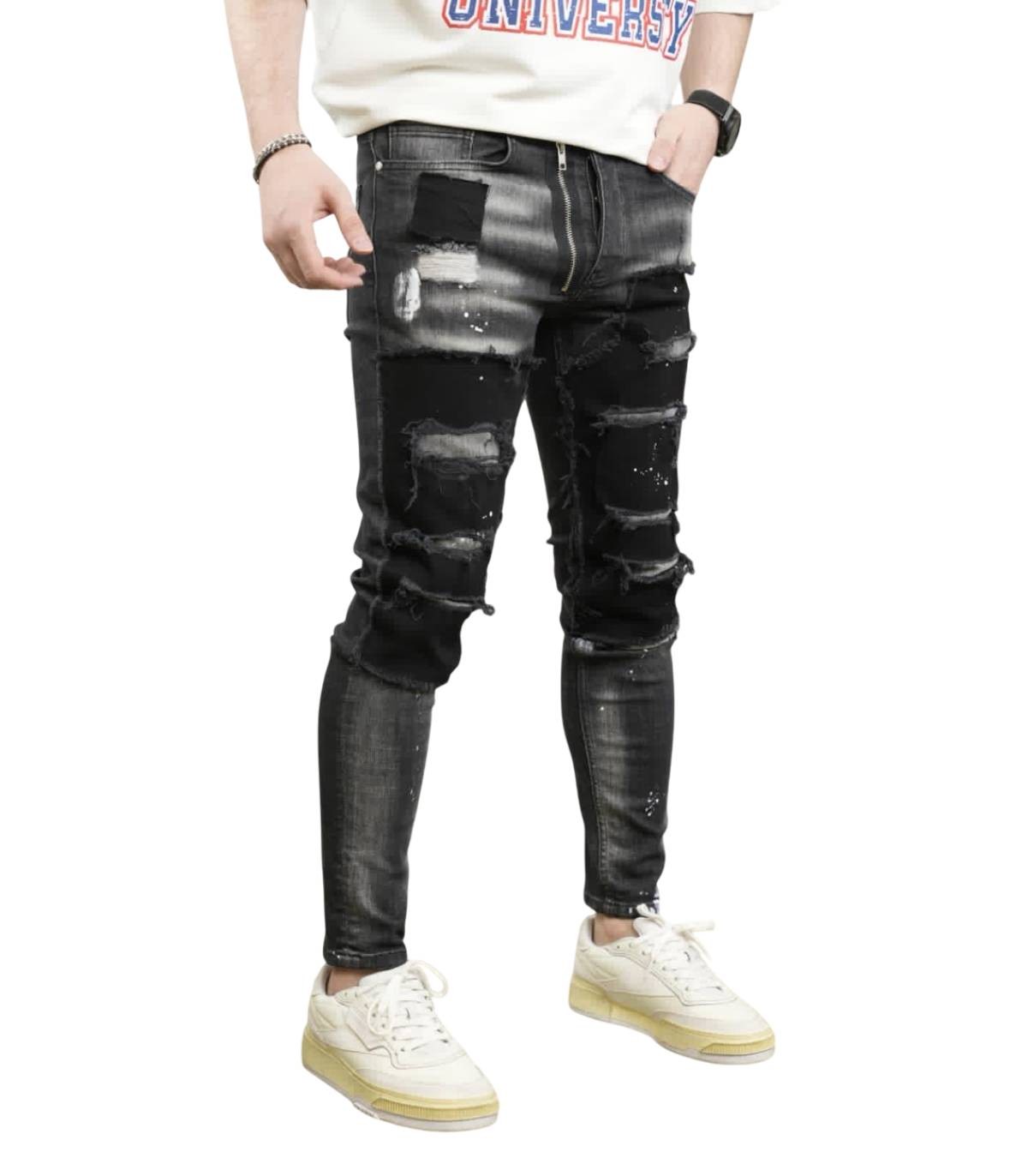 2Y Premium - Pantalones Negros para Hombre - 0125C1133