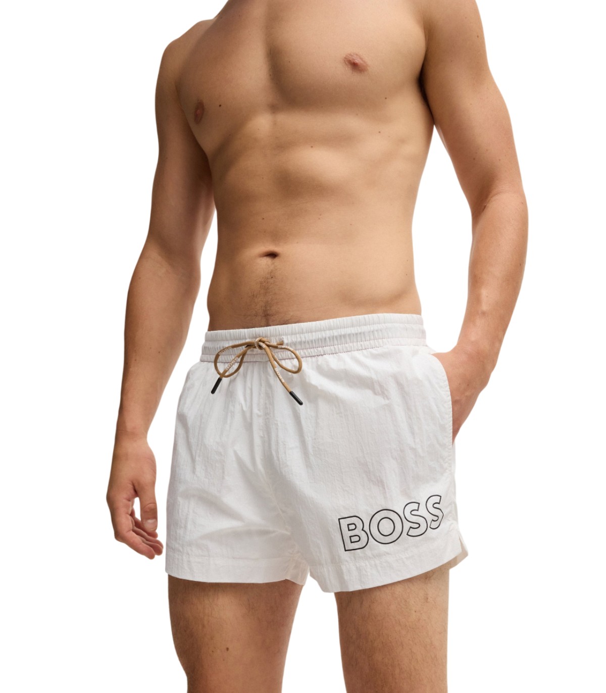Hugo Boss - Bañador Blanco para Hombre - MOONEYE