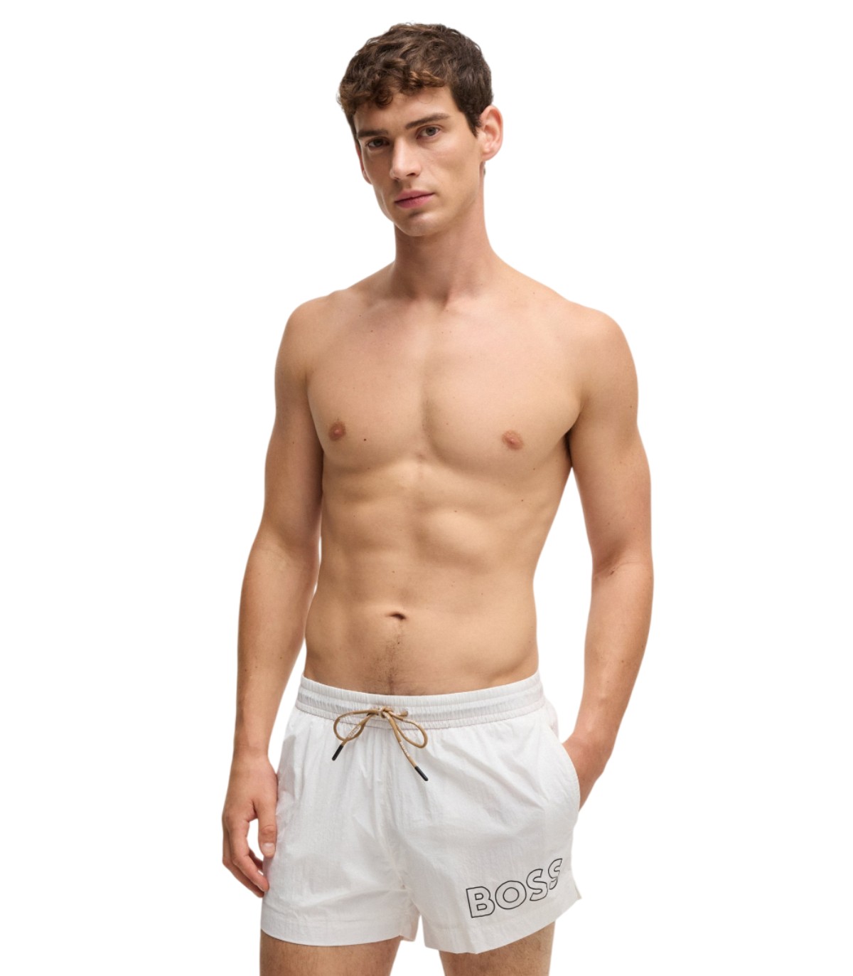 Hugo Boss - Bañador Blanco para Hombre - MOONEYE
