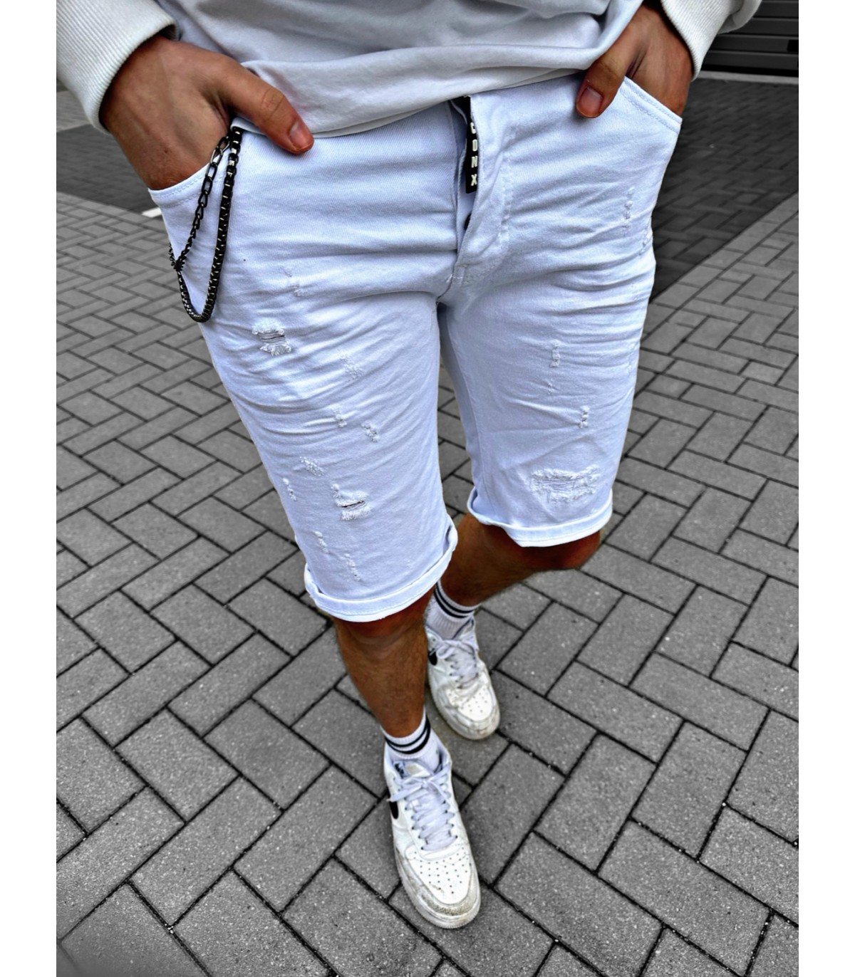 Milano- Denim short para hombre