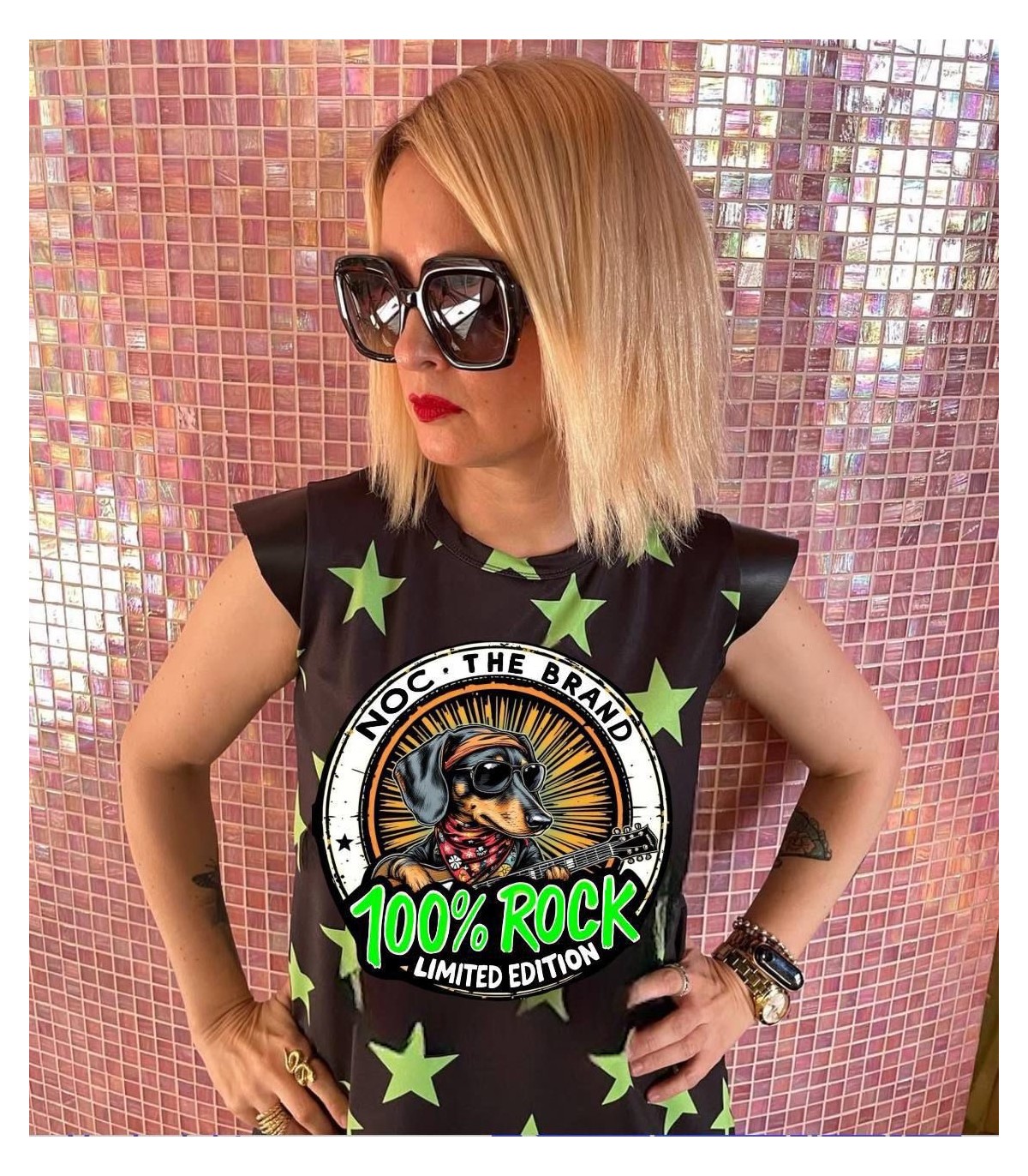 Noc The Brand. Vestido Teckel Rock para mujer