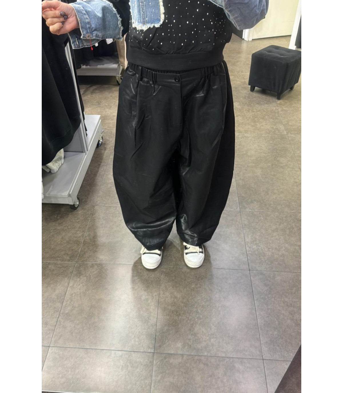 Milano- Pantalon Bomb polipiel para mujer