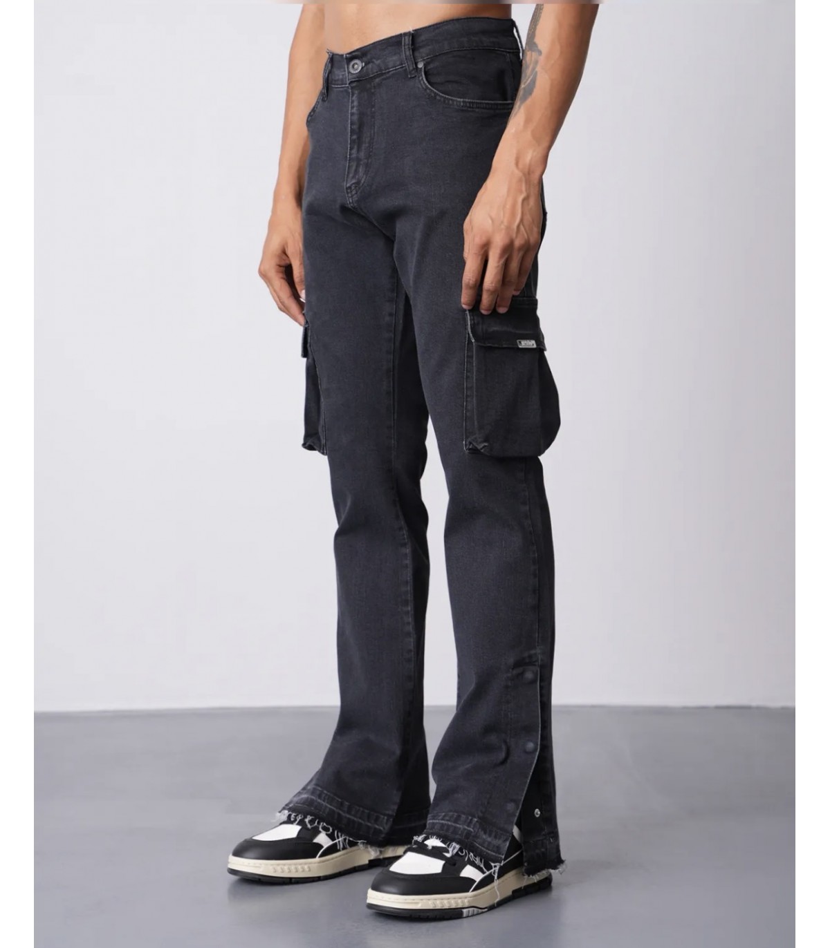 Ikao Paris- Jeans cargo para hombre
