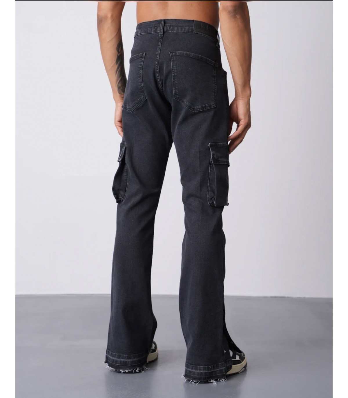 Ikao Paris- Jeans cargo para hombre