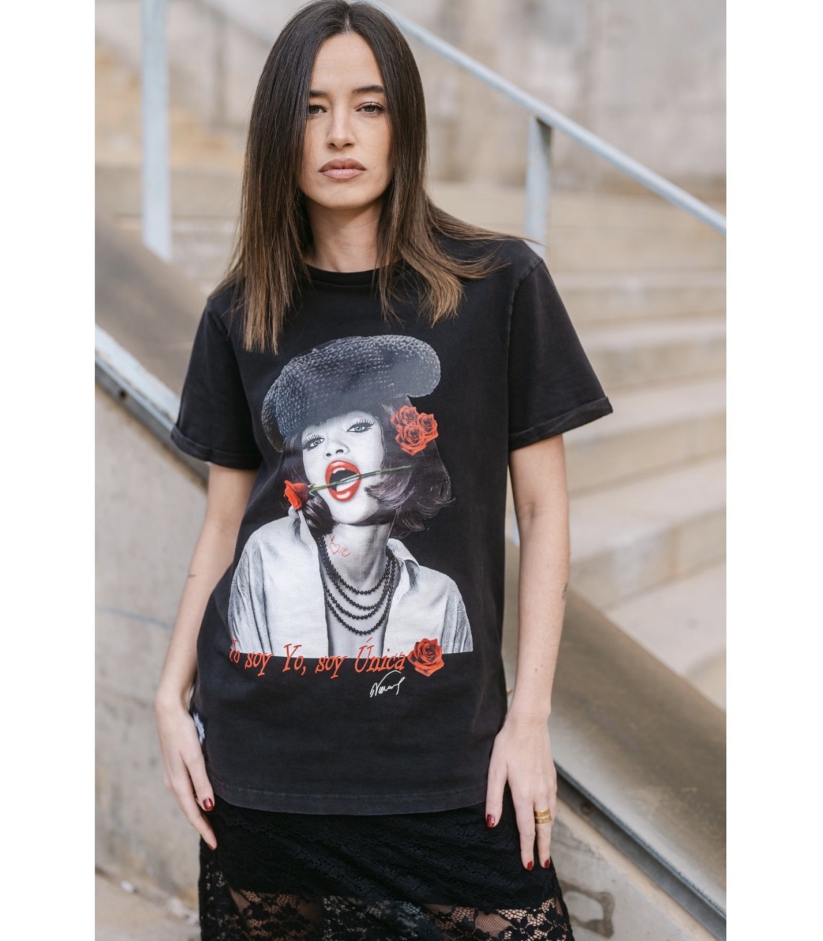 Be Hapiness- Camiseta Spanish Girl para mujer
