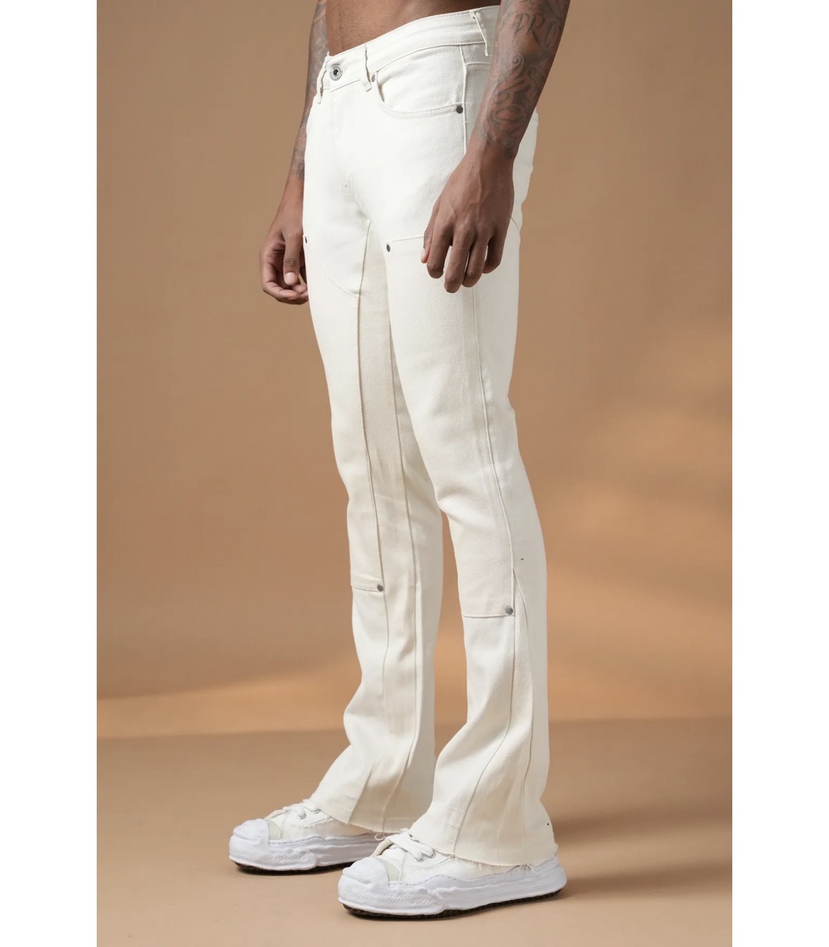 Ikao Paris- Denim Jeans Flare ART439 para hombre