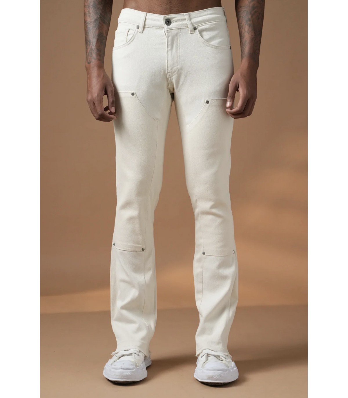 Ikao Paris- Denim Jeans Flare ART439 para hombre