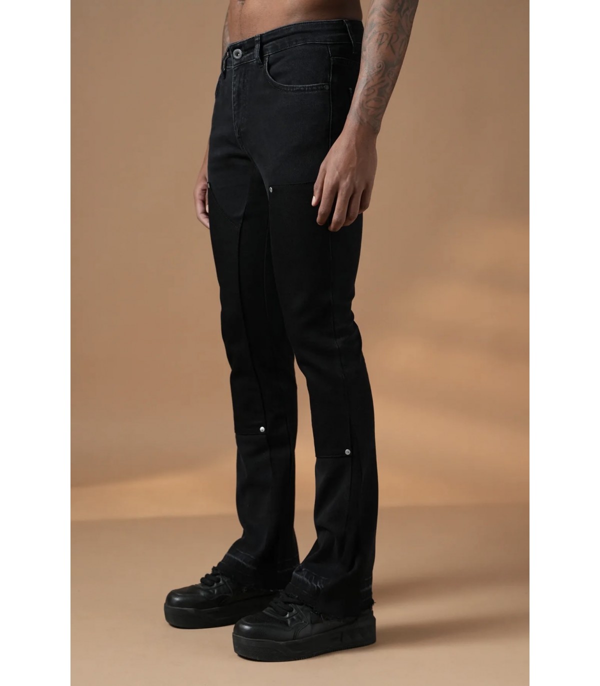 Ikao Paris- Denim Jeans Flare ART439 para hombre