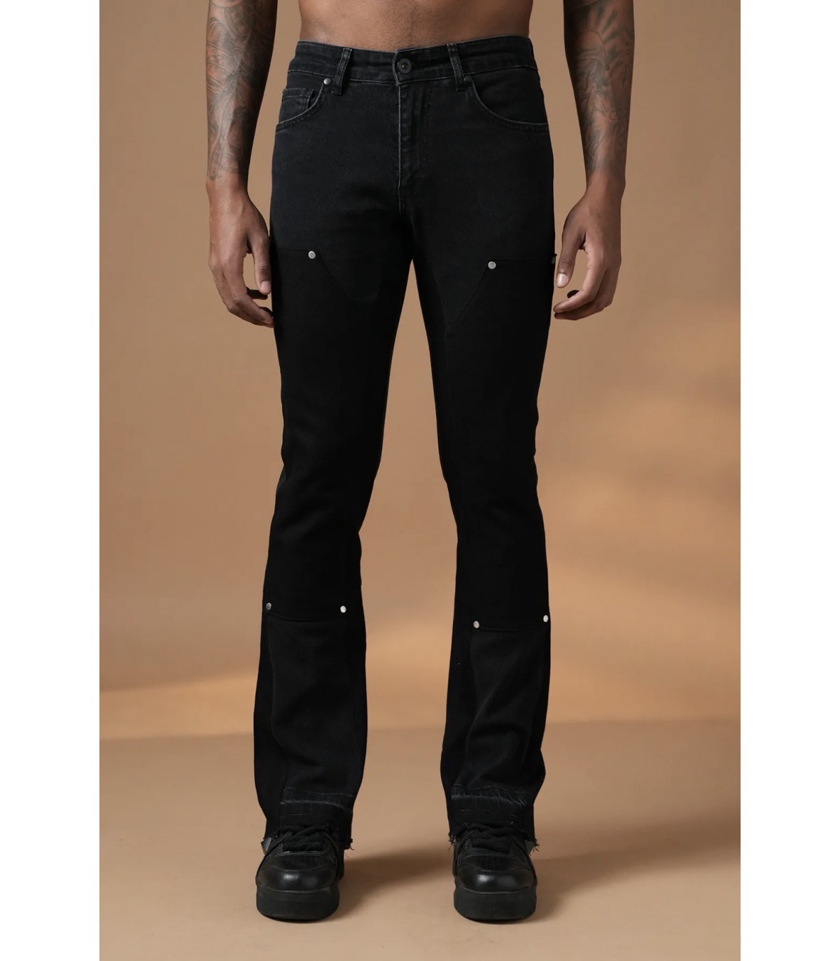 Ikao Paris- Denim Jeans Flare ART439 para hombre