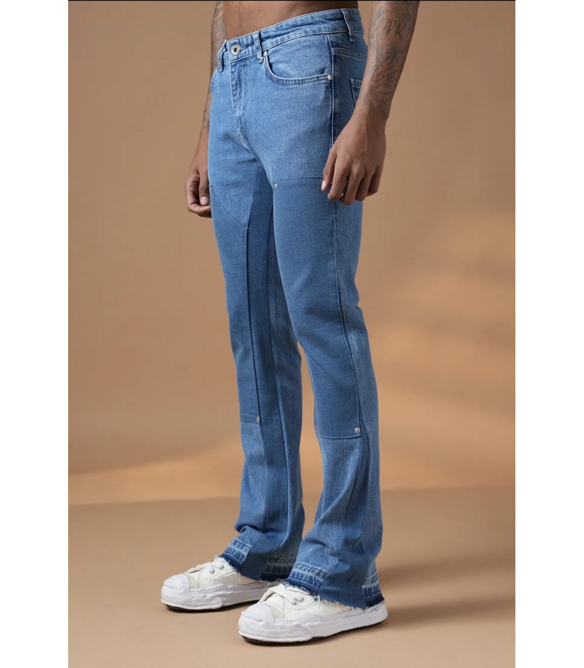 Ikao Paris- Denim Jeans Flare ART439 para hombre