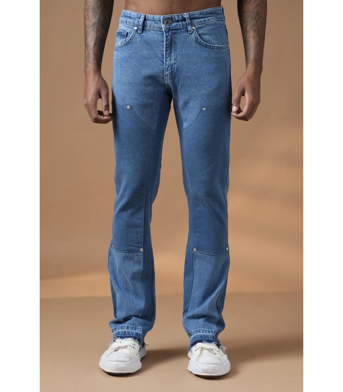 Ikao Paris- Denim Jeans Flare ART439 para hombre