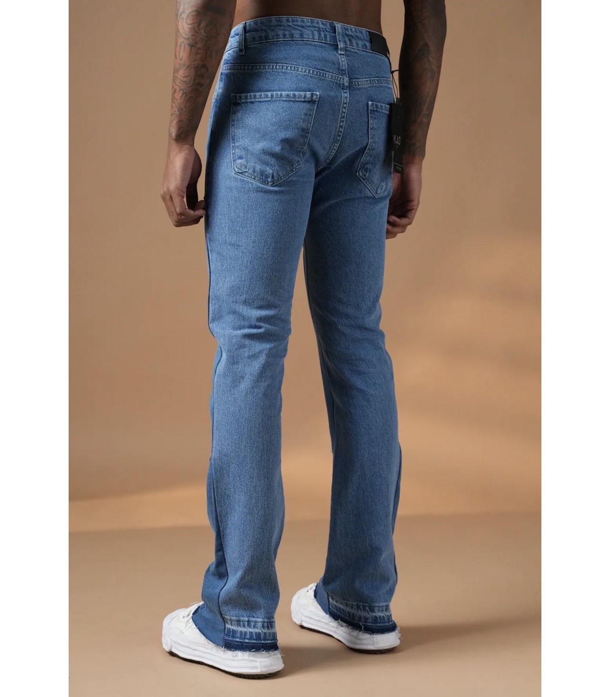 Ikao Paris- Denim Jeans Flare ART439 para hombre