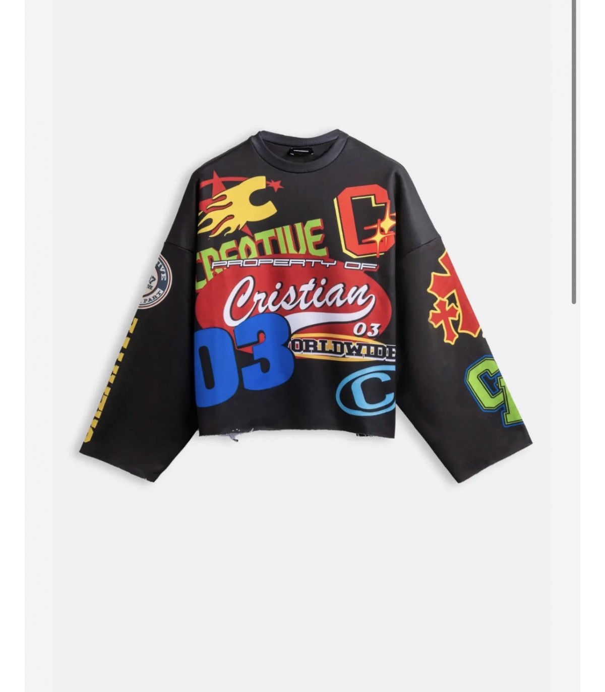 CR03- Sudadera Creative Black edition para hombre