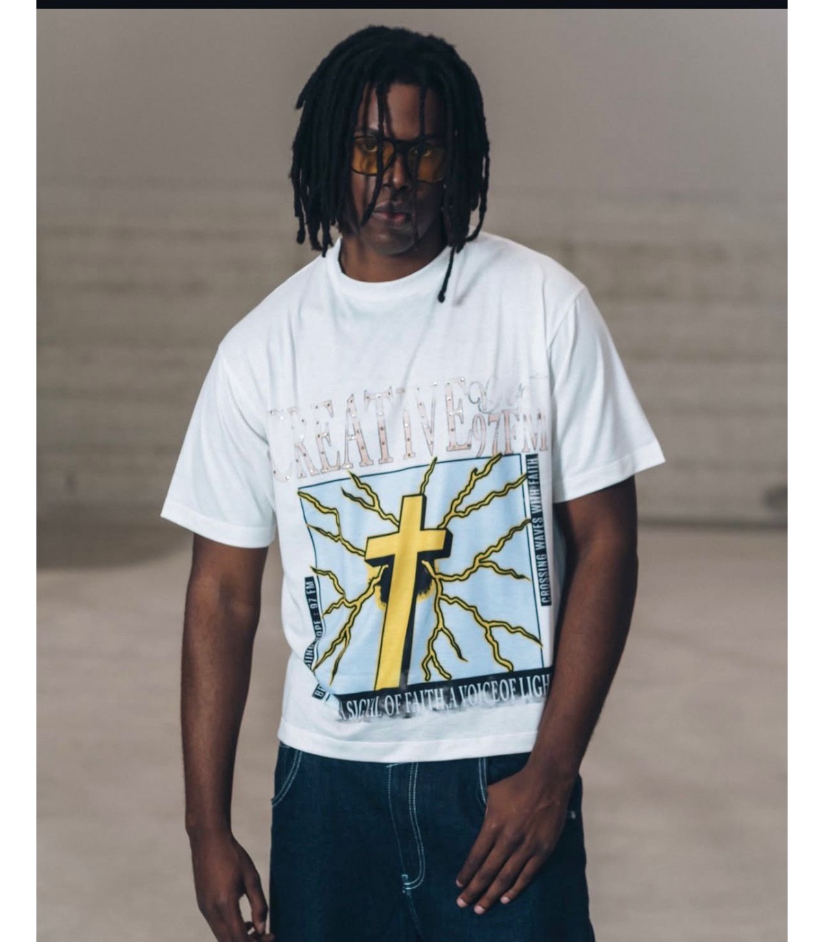 CR03- Camiseta Creative Faith para hombre