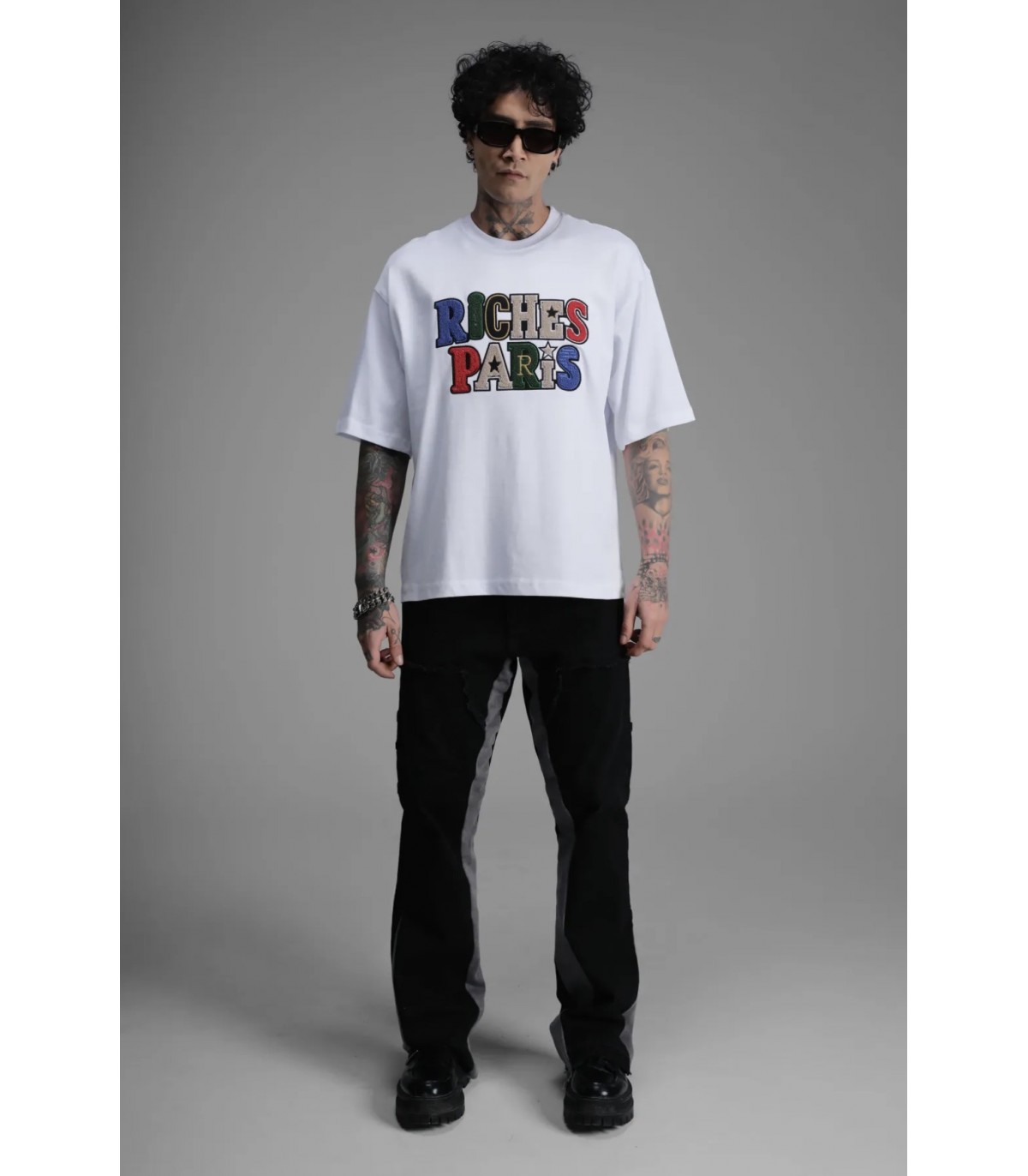 Riches Paris- Camiseta Rch1032 para hombre