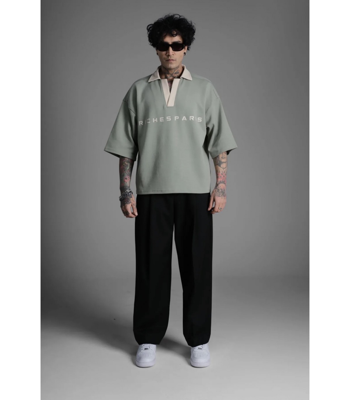 Riches Paris- Camiseta Rch1040 para hombre