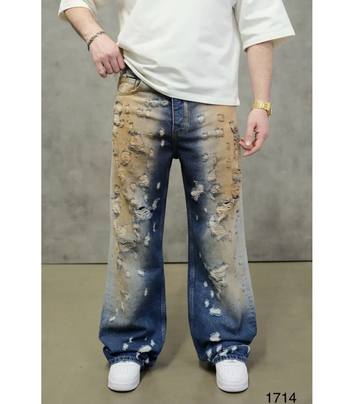 Riches Paris- Denim Jeans C1714 para hombre