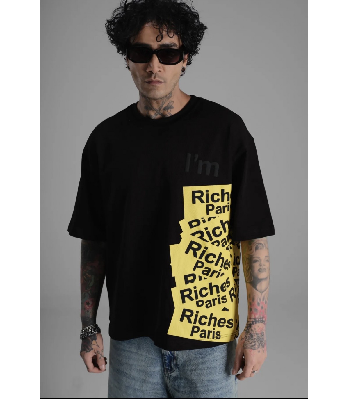 Riches Paris- Camiseta RCH1027 para hombre