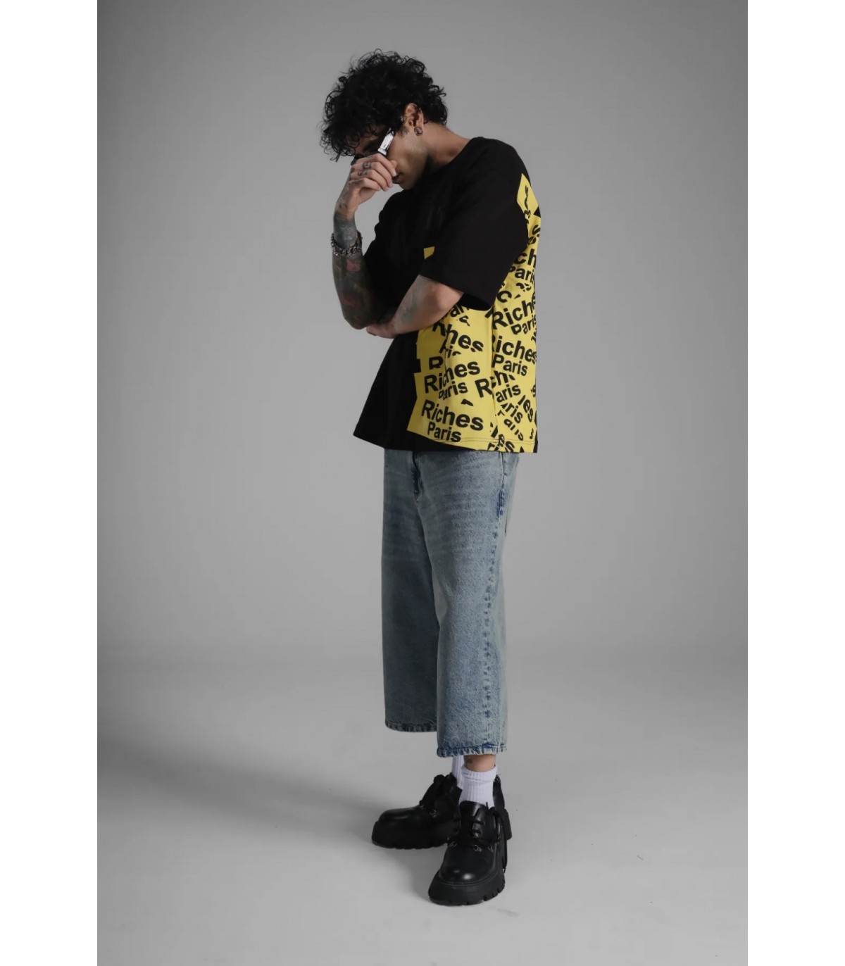 Riches Paris- Camiseta RCH1027 para hombre