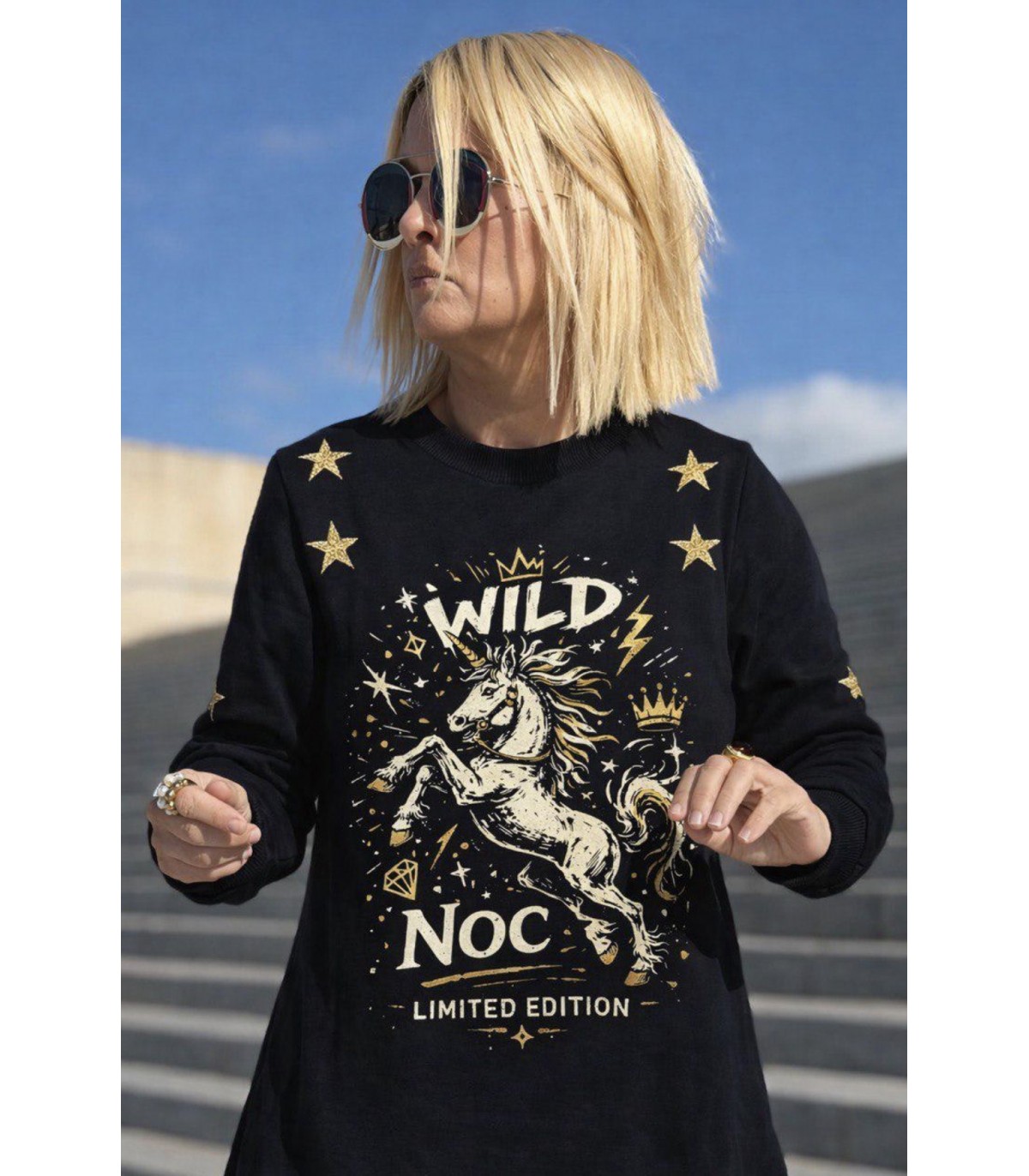 Noc The Brand- Vestido Wild Unicorn para mujer