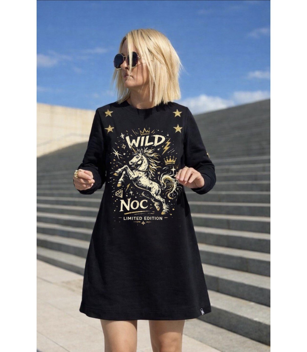Noc The Brand- Vestido Wild Unicorn para mujer
