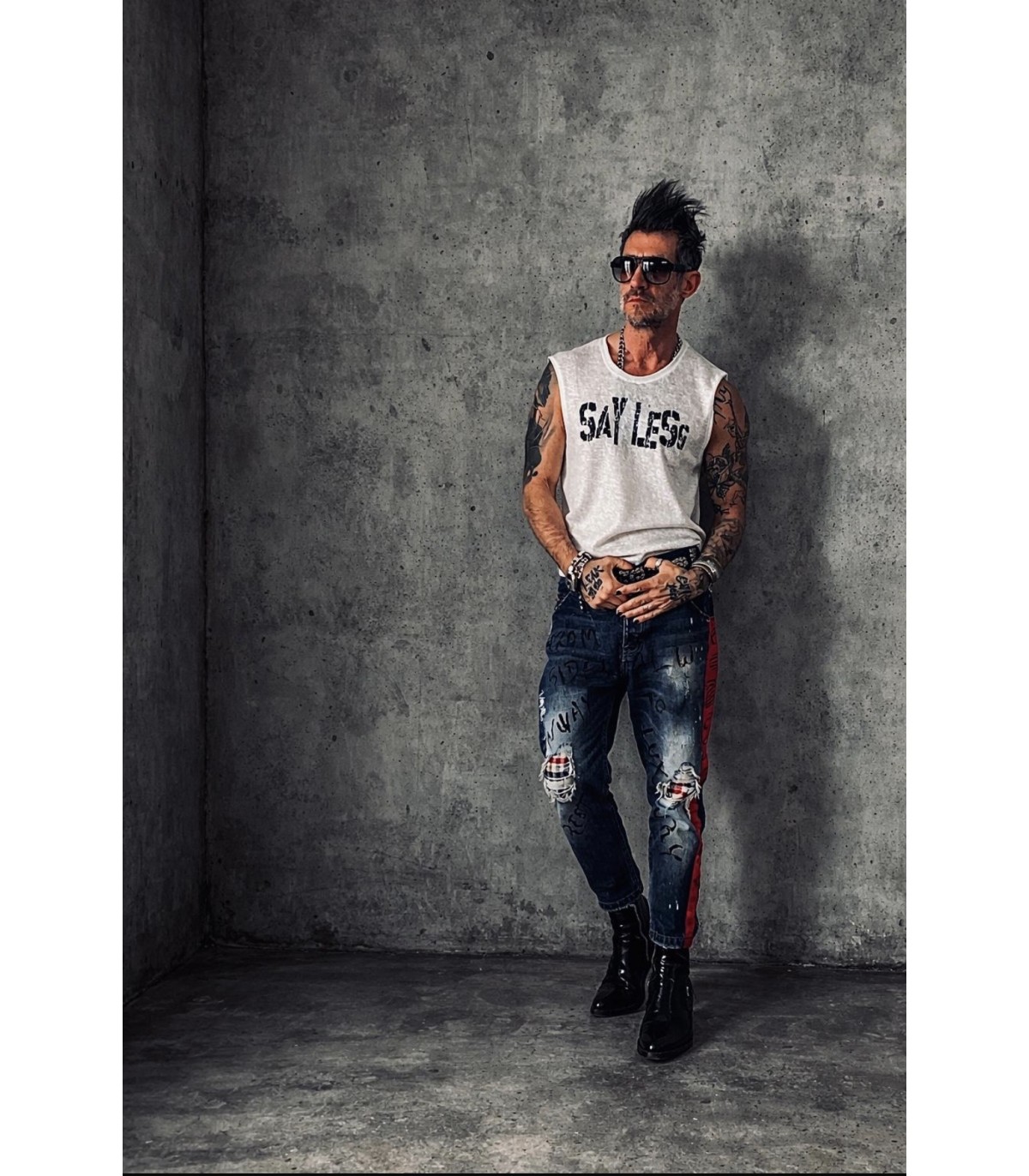 Freakchicny- Denim Jeans Atelier para hombre