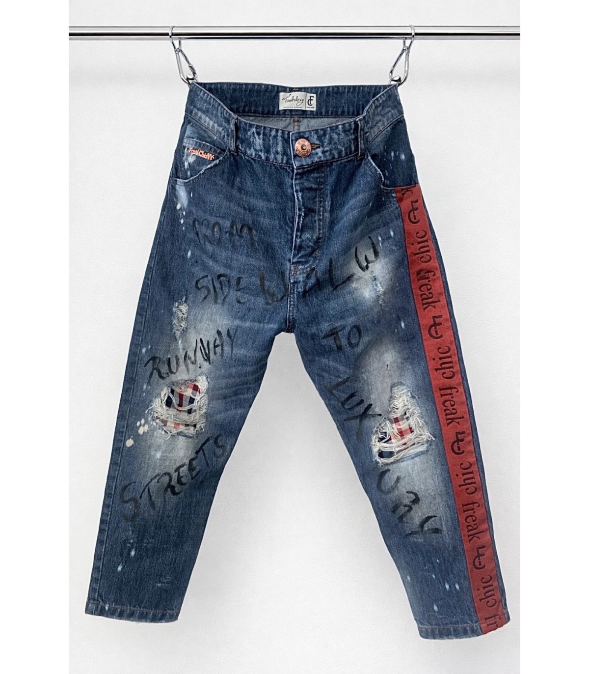 Freakchicny- Denim Jeans Atelier para hombre
