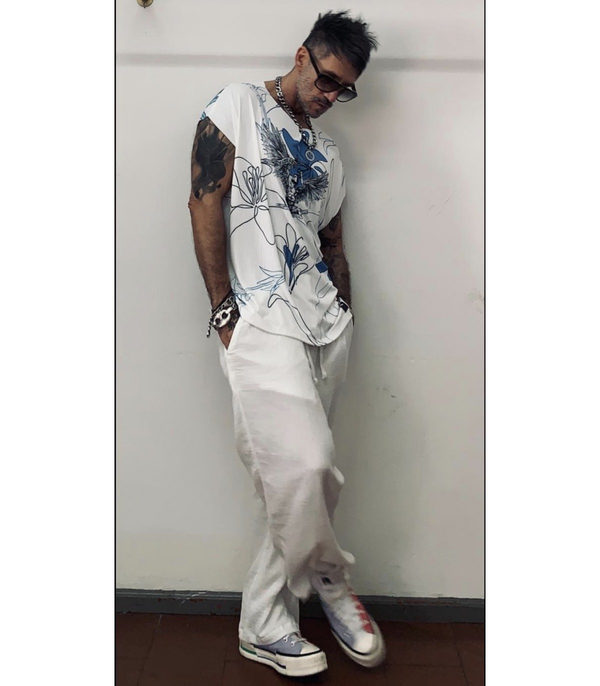 Freakchicny- Camiseta Afrodithe Blue para hombre