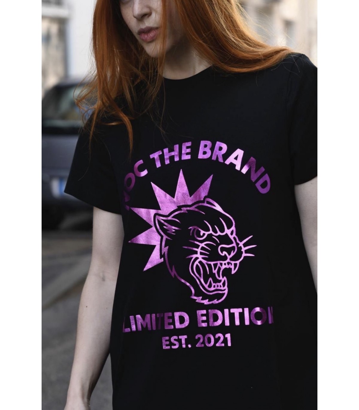 Noc The Brand- Vestido Felino Fosil Rosa para mujer