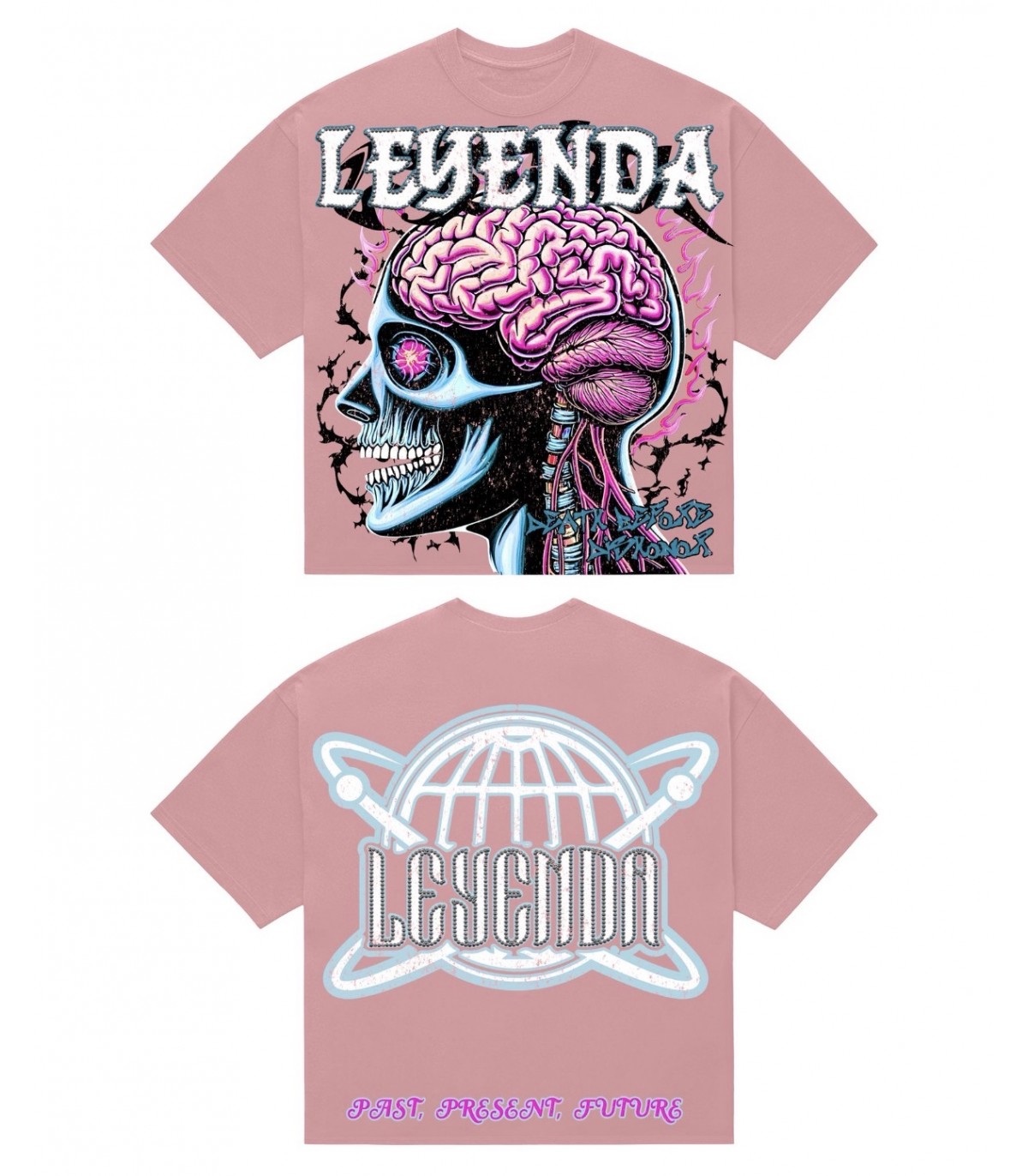 Leyenda Brand- Camiseta Cerebro para hombre
