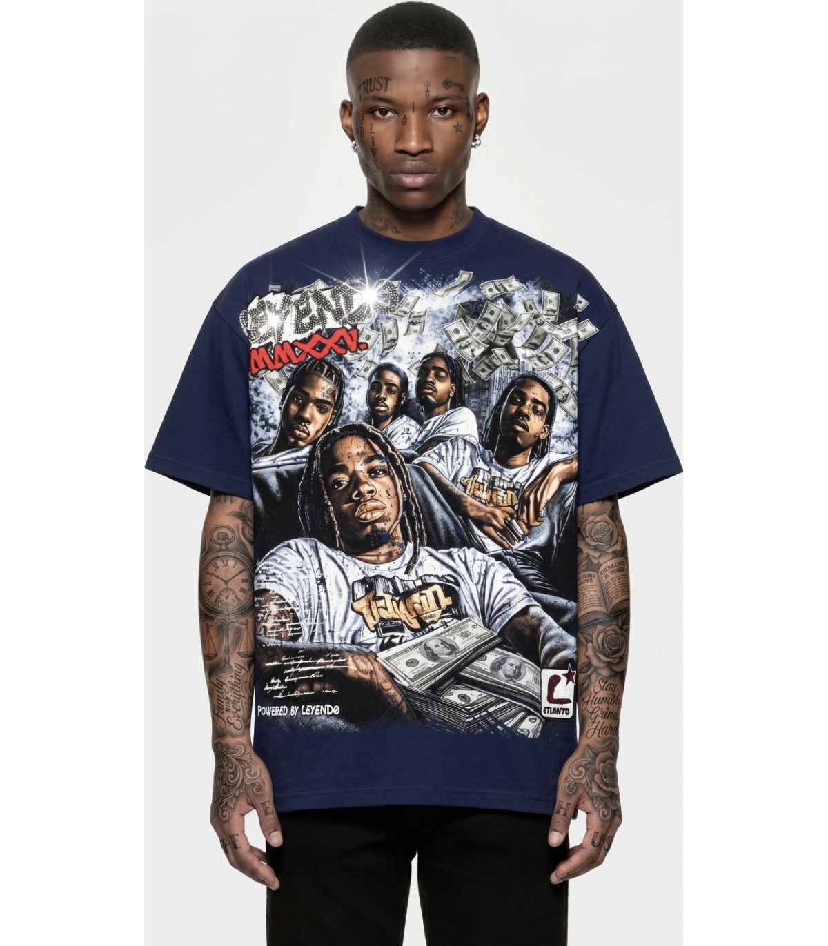 Leyenda Brand- Camiseta Powered para hombre