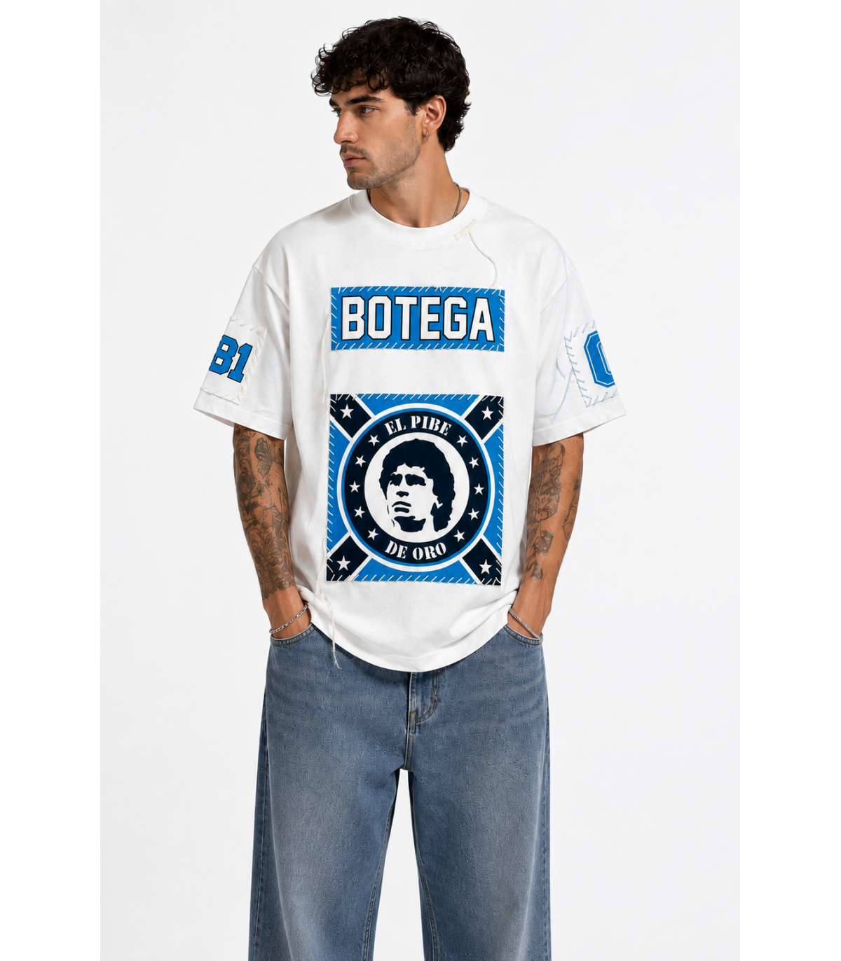 Olv Botega- Camiseta Eterno Maradona para hombre