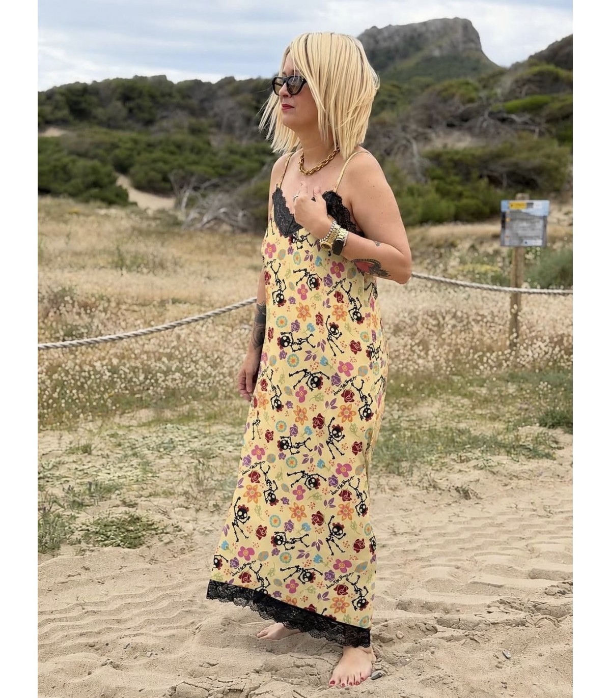 Noc The Brand- Vestido Esqueletitos para mujer
