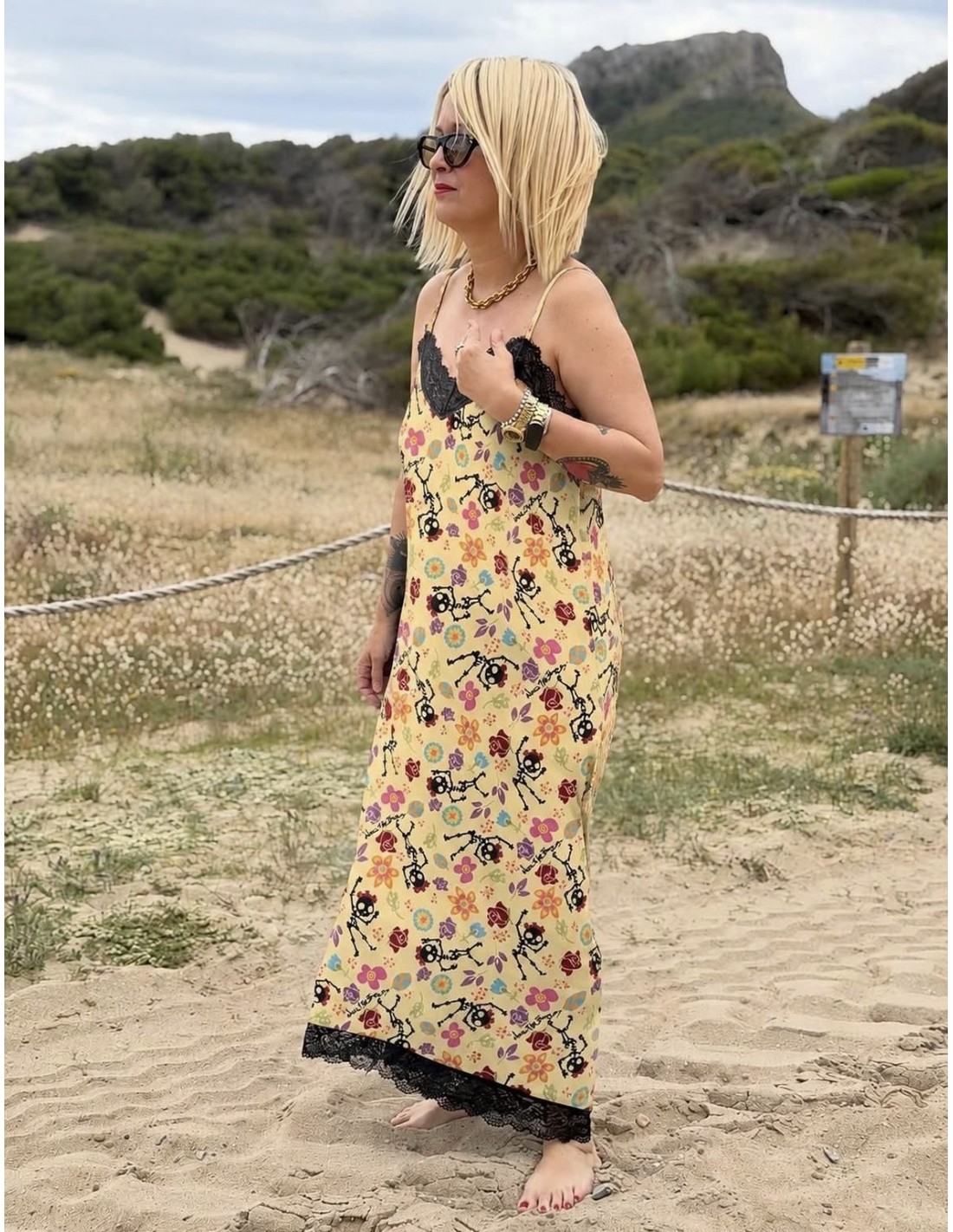 Noc The Brand- Vestido Esqueletitos para mujer