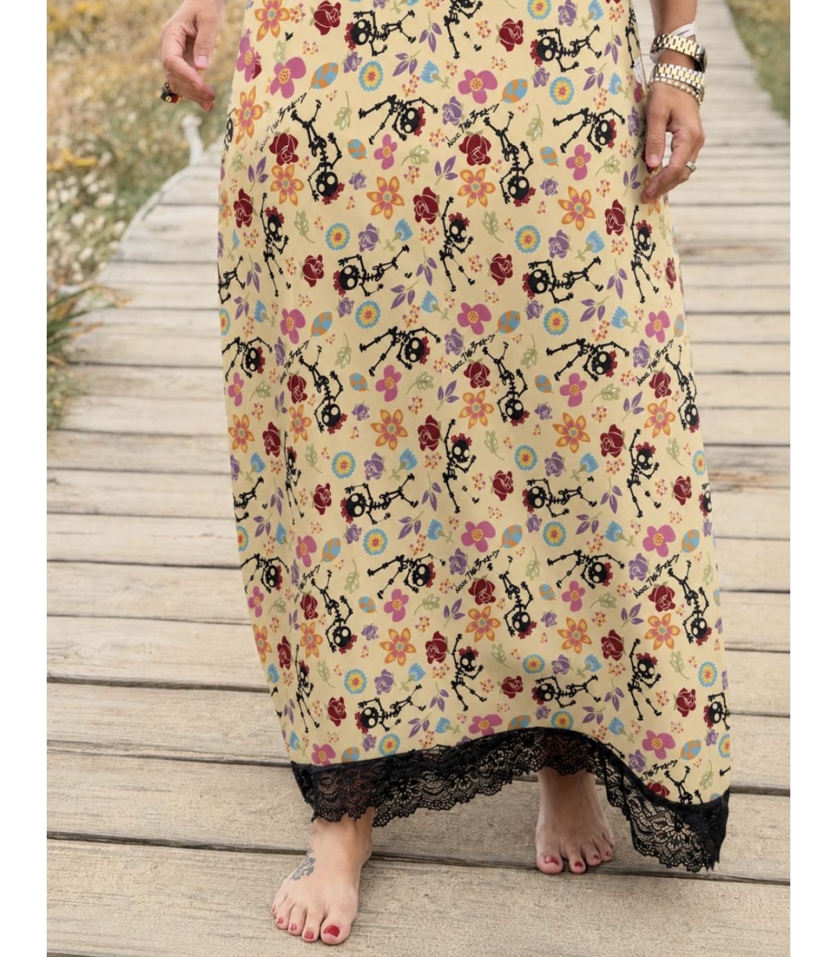 Noc The Brand- Vestido Esqueletitos para mujer