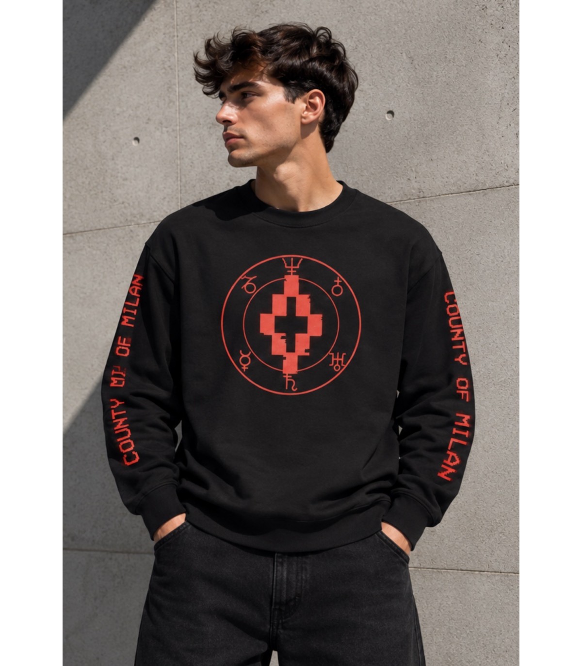 County Of Milan- Sudadera F6CMMASW133 para hombre