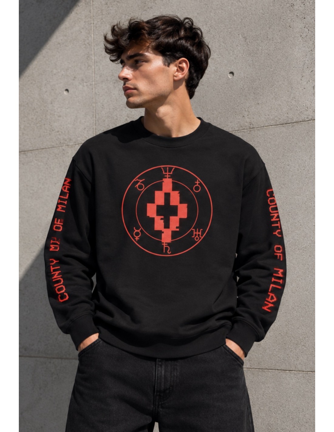 County Of Milan- Sudadera F6CMMASW133 para hombre