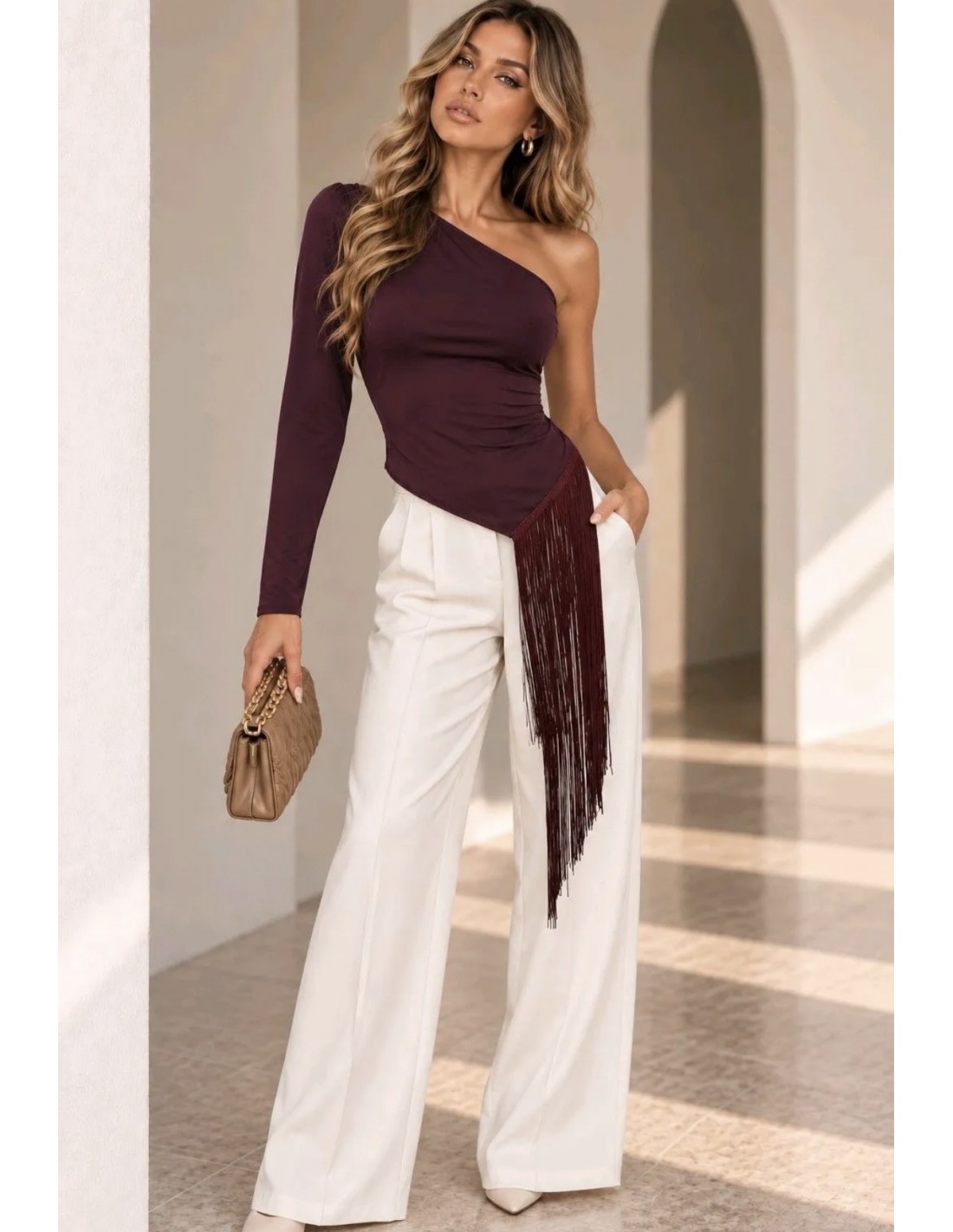 Milano- Top Flecos 2658 para mujer