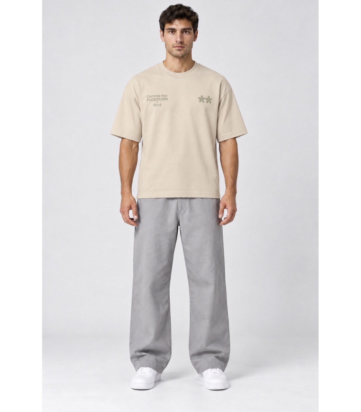 Comme Des Fuckdown- Camiseta CFABU00048 para hombre