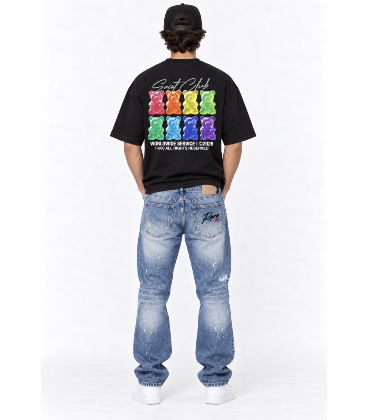 Saint- Dept- Camiseta Ositos Gumy para hombre